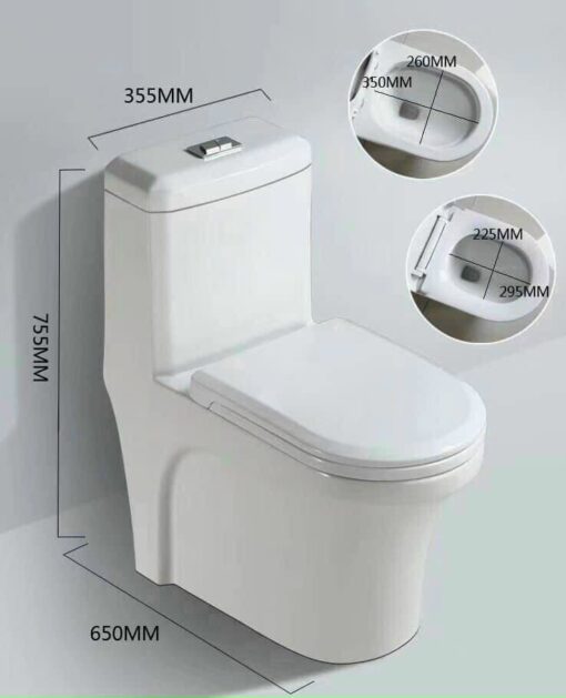 Bàn cầu liền khối BTO - 1005
