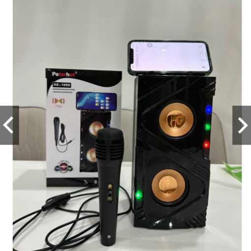 Loa bluetooth karaoke mini A1098 mới 2023 âm thanh đỉnh cao,loa không dây peterhot kèm mic bass hay bảo hành đầy đủ