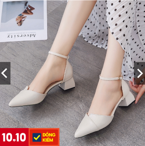 Giày Cao Gót Nữ Mũi Nhọn 5P TIỂU THƯ SANG CHẢNH HOT TREND 2023