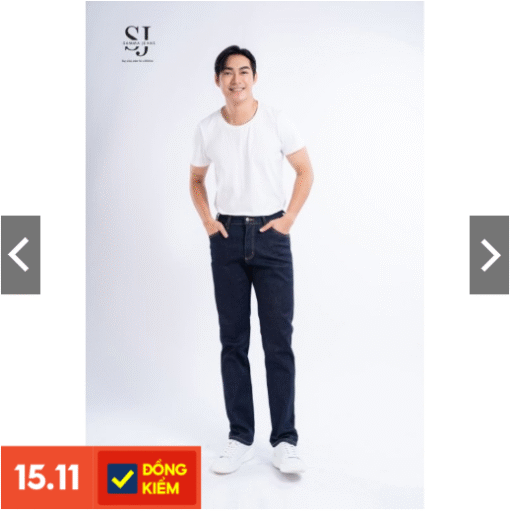 Quần jean nam Q2 NAVY , quần bò nam kiểu , chất liệu denim co dãn 4 chiều, ống đứng phong cách Hàn Quốc - Samma Jens