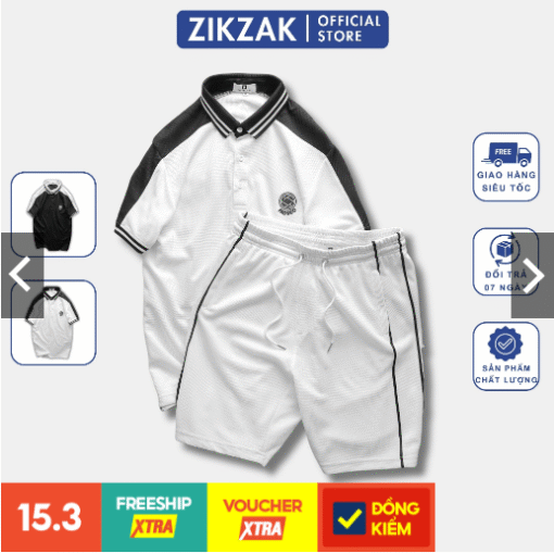Đồ bộ nam cao cấp, đồ bộ nam thể thao đẹp, thoáng mát, thấm hút tốt, giá rẻ - ZIKZAK