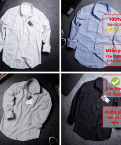 Sơ Mi Nam Chất Liệu OxFord 100% Cotton, Tay dài, Dáng Xuông,Thời Trang, Lịch Lãm. Trẻ Trung.