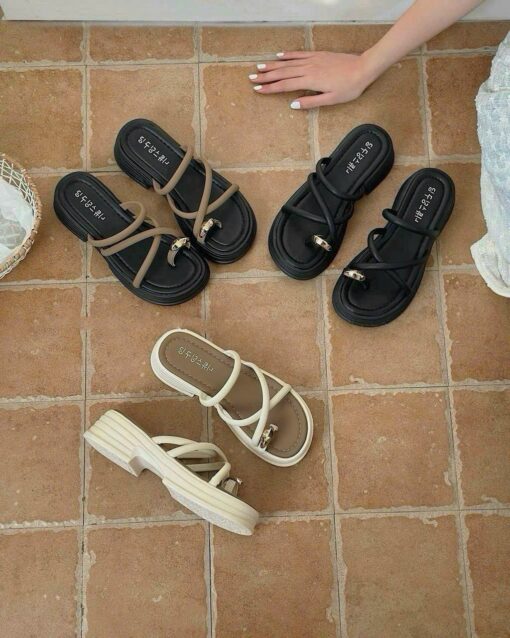 Dép 2 quai xỏ ngón đính đá
