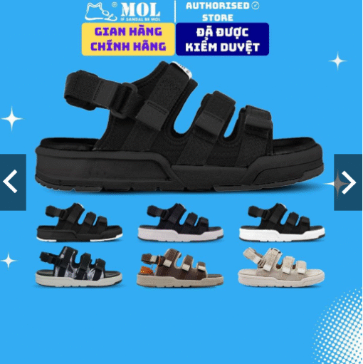 Sandal nam nữ unisex Vento 3 quai ngang NV1001BB có big size 44 45